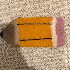 Anthropologie Multicolor Felt Pouch